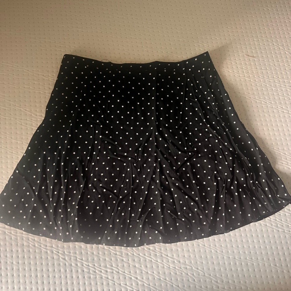 Aeropostale Black and White Mini Skirt